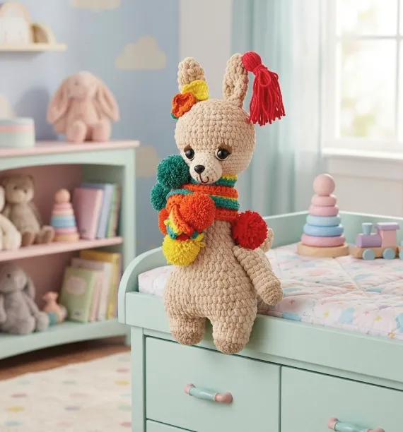 Amigurumi Llama Molly el Peluche más Tierno (Patrón Gratis)