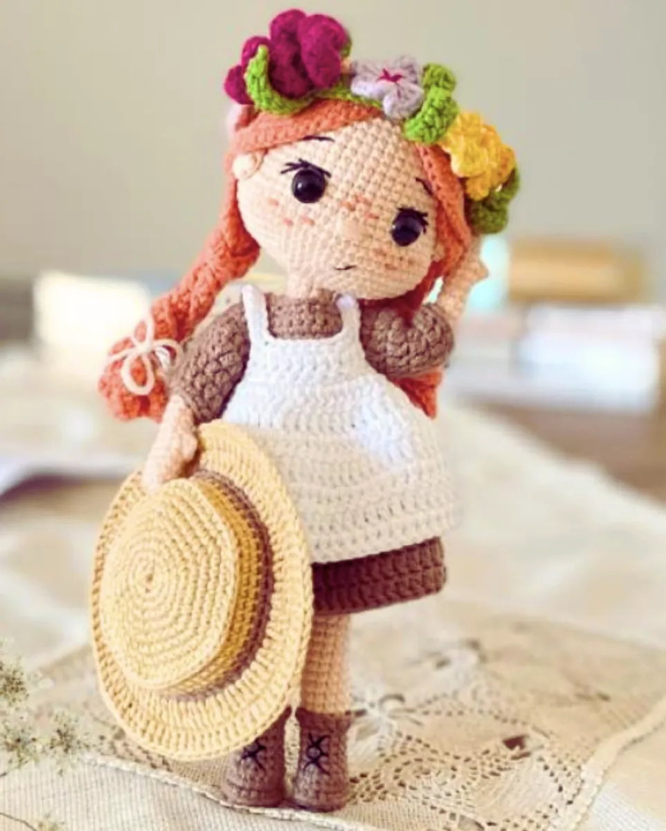 Teje la Muñeca Anne para tu Coleccion  Amigurumi (Patrón Gratis)