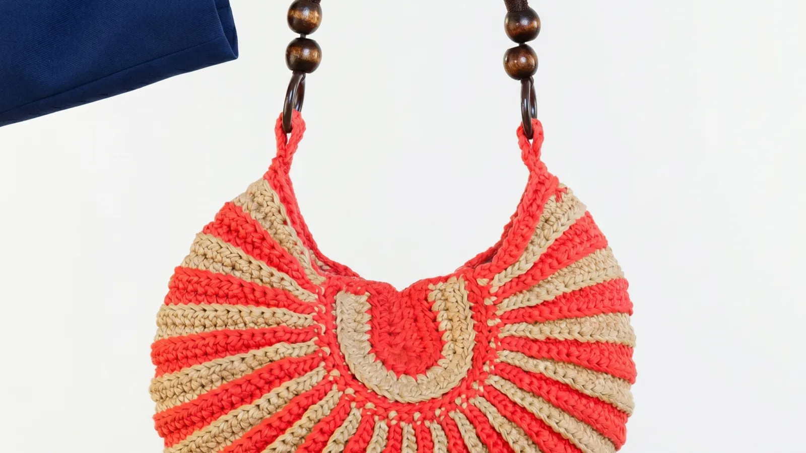 Bolsa Abanico a Crochet para Verano Patrón Gratis
