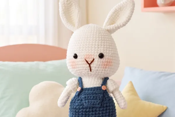 Conejo Tomy un Peluche Amigurumi Adorable (Patrón Gratis)