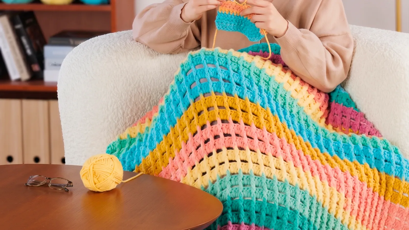 Teje la Manta Emociones en Crochet (Patrón Gratis)