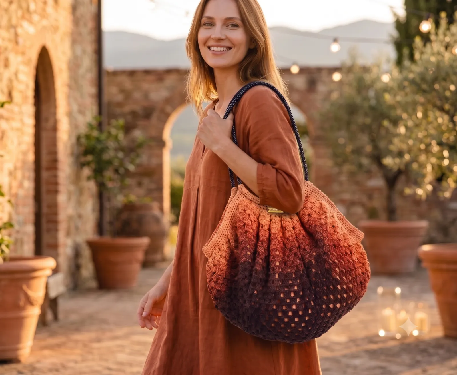 Bolsa con 1 Cuadros de la Abuela más Fácil (Patrón Gratis)
