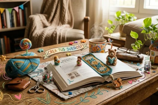 El Arte de leer y Tejer! Crea tu primer Marcapáginas Hoy