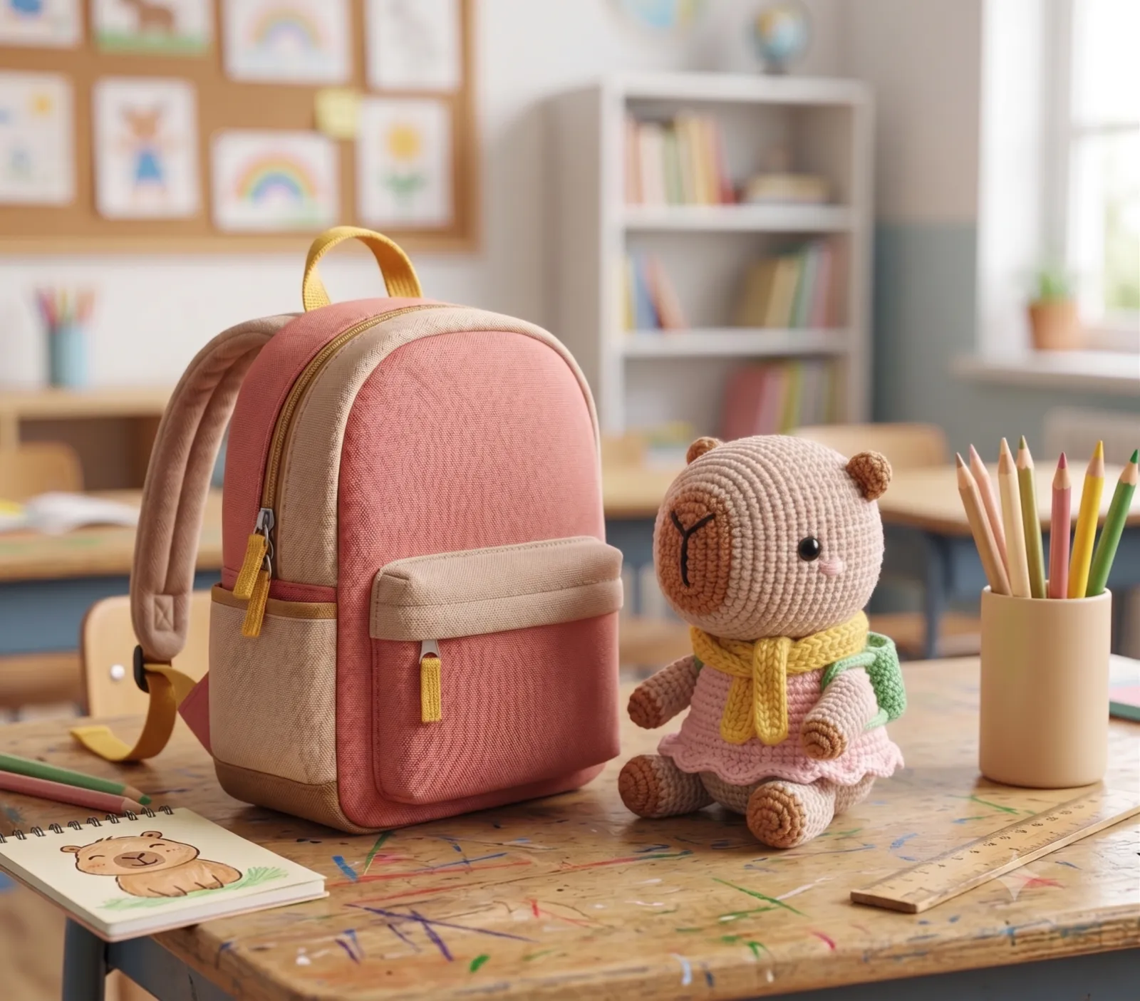 Teje la Carpincha Amigurumi más Coqueta (Patrón Gratis)