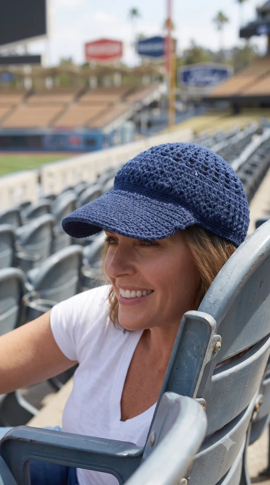 Teje la Gorra con Visera Sabrina a Crochet (Patrón Gratis)
