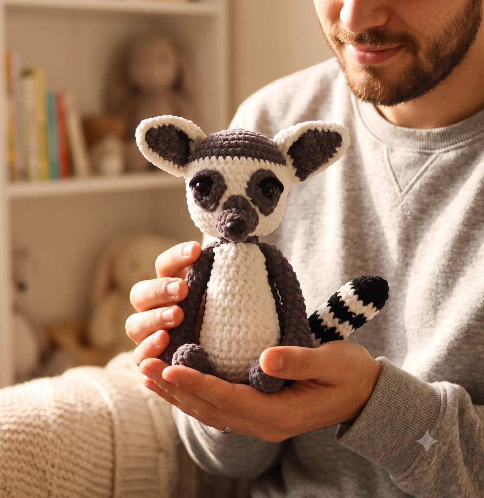 Teje a Leonardo el Lémur Amigurumi mas Tierno (Patrón Gratis)
