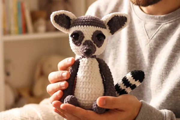 Teje a Leonardo el Lémur Amigurumi mas Tierno (Patrón Gratis)