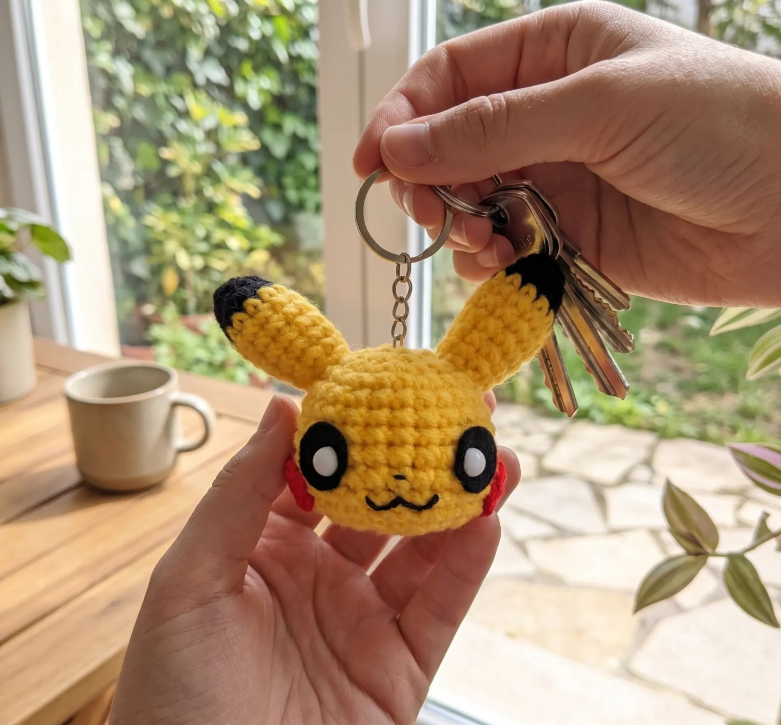 Llavero de Pikachu a Crochet en Amigurumi Fácil (Patrón Gratis)