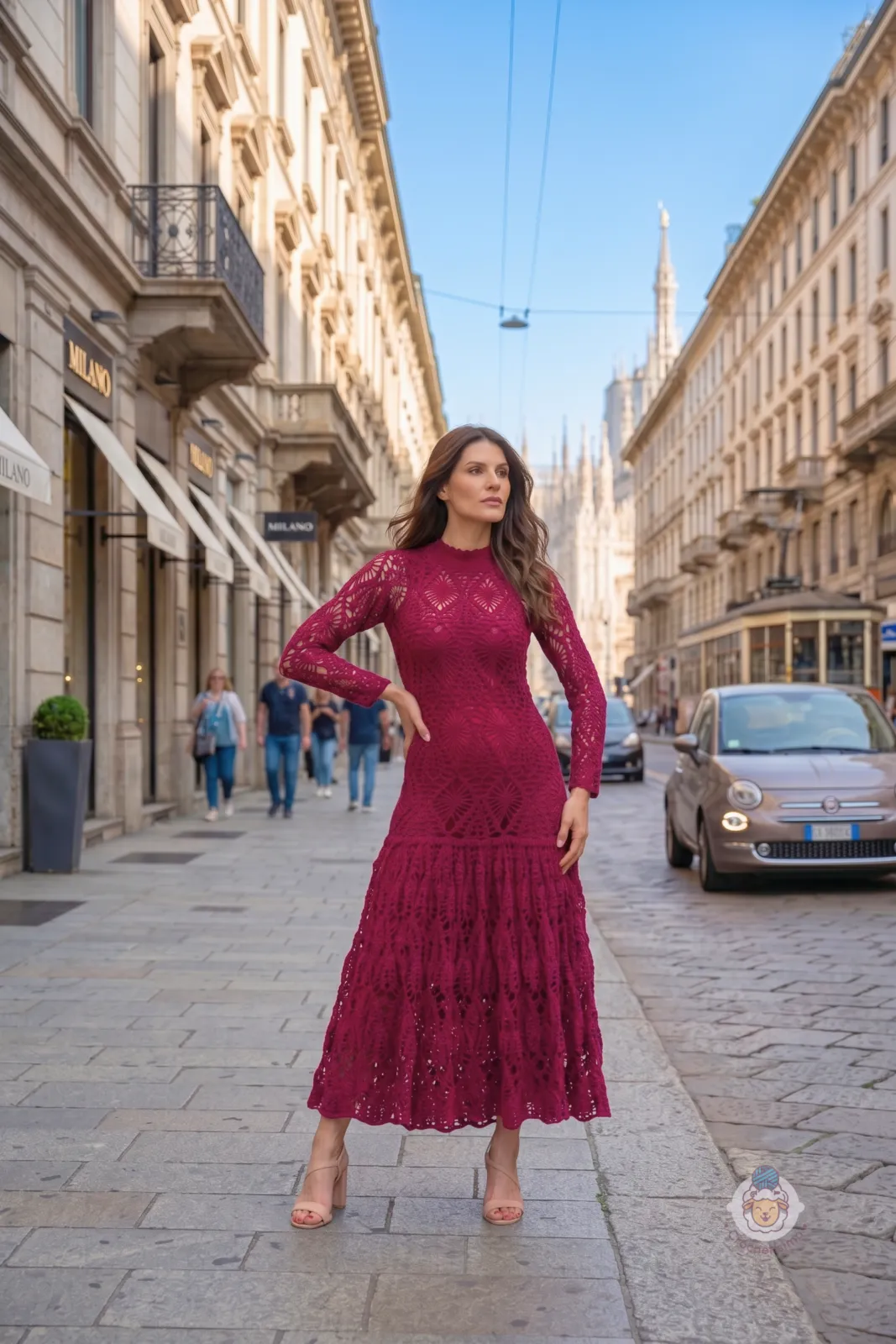Teje el Vestido Prado Milano – Elegancia en Crochet (Patrón Gratis)