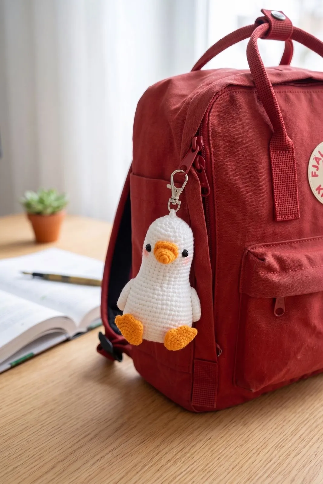 Patito Tierno Llavero Amigurumi paso a paso (Patrón PDF)