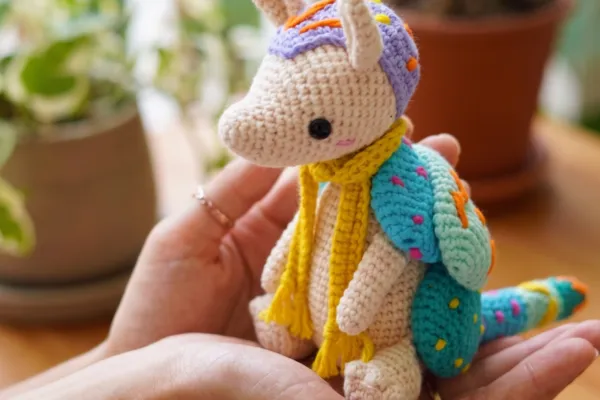 Armadillo Nicolás Amigurumi paso a paso (Patrón Gratis)