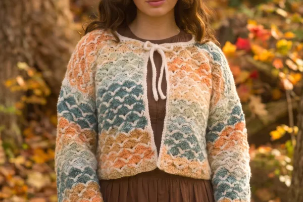 Teje el Cárdigan Fantasía en Crochet Xs – 5Xl (Patrón Gratis)