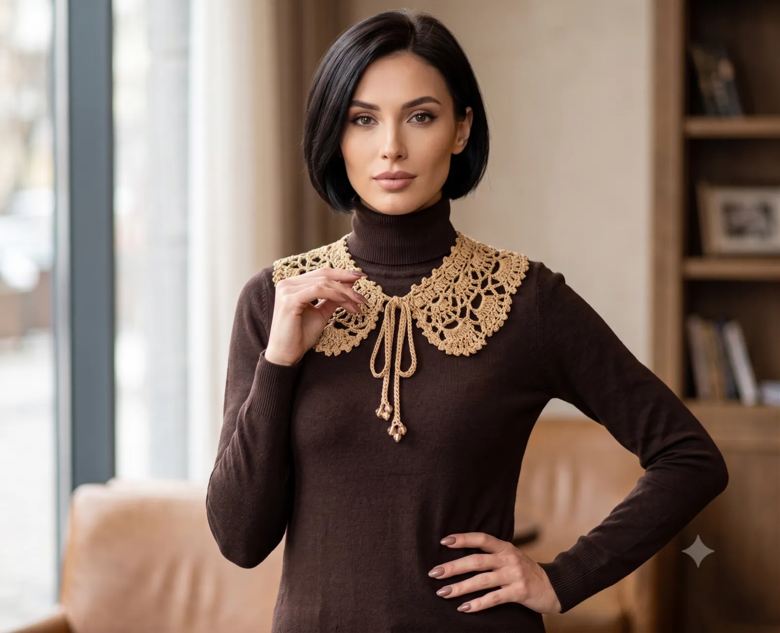 Teje el Collar Vintage Emily a Crochet Elegante (Patrón Gratis)