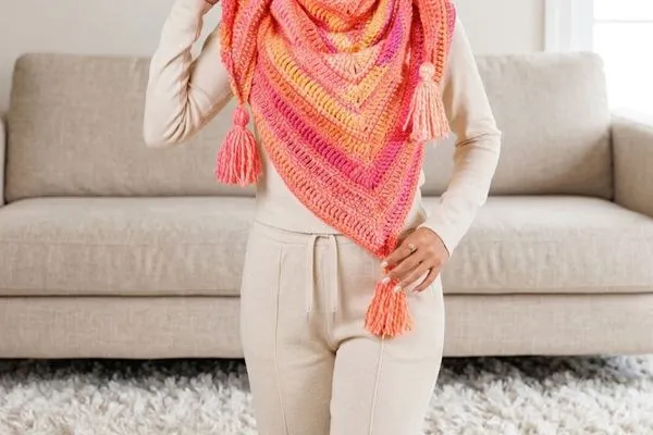 Chal Aurora a Crochet Facil para Principiantes PATRON GRATIS