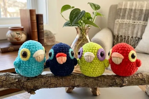 Teje el Periquito Amigurumi más Fácil y Rápido! PATRON GRATIS