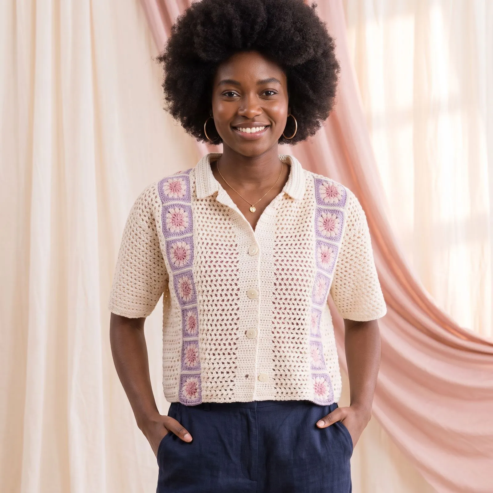 Teje la Camisa Cabana a Crochet MAS VIRAL!(Patrón Gratis)