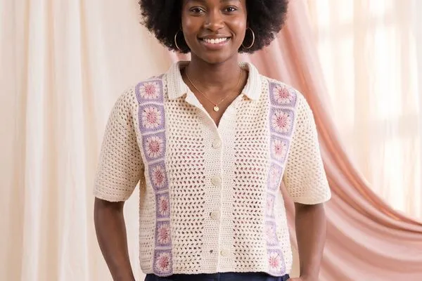 Teje la Camisa Cabana a Crochet MAS VIRAL!(Patrón Gratis)