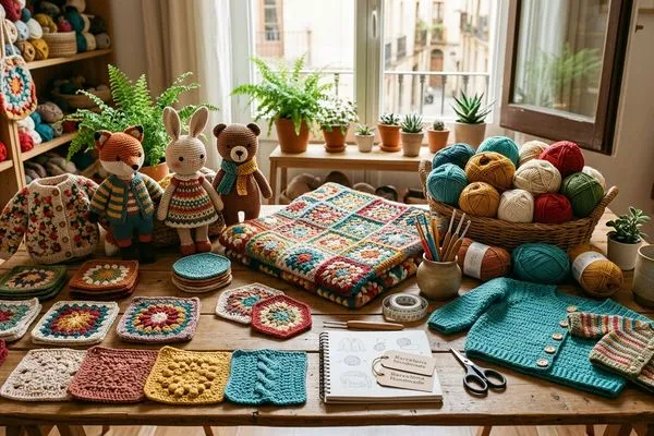 ¿Sabes cuántos tipos de PUNTOS CROCHET existen? Lectura que no Olvidarás