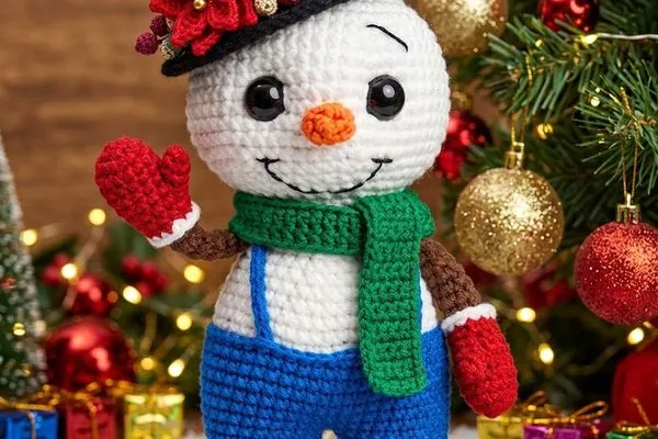 Teje a Copito el Muñeco de Nieve Amigurumi PATRON PDF