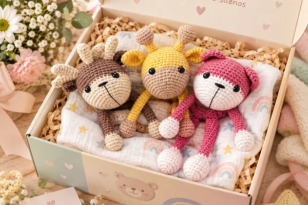 Sonajero Sensorial para Bebé a Crochet más Tierno (Patrón PDF)