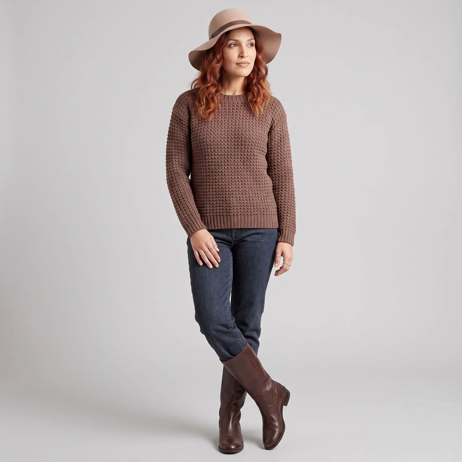 Teje el Jersey Eva a Crochet más Fácil y Cómodo (Patrón Gratis)