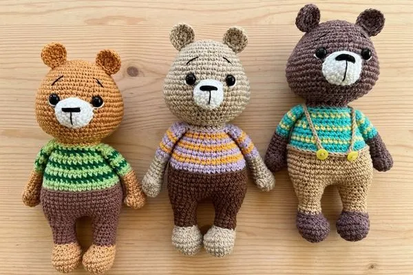 ¡El osito amigurumi más tierno que Tejerás hoy! PATRON PDF